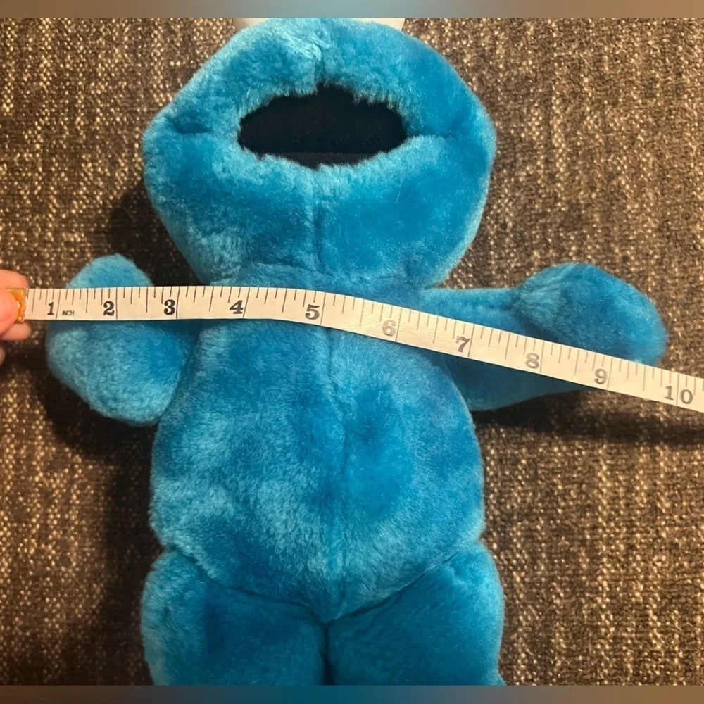 Vintage Tickle Me Cookie Monster Plush 1996 Tyco Laugh Giggle Stuffed Animal